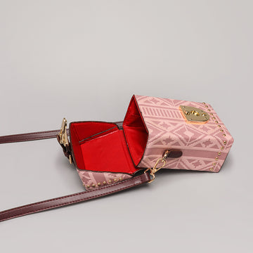 The "Vault" Crossbody: Premium Structured Box Bag | Modern Heritage Trunk