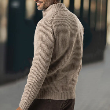 "Stylish Men's Slim Fit Knitted Jacket Sweater – Perfect for Any Season"